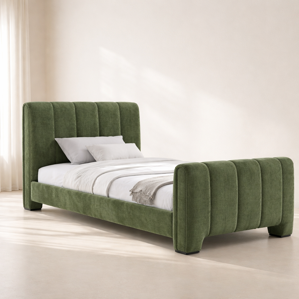 Camila Chenille Fabric Bed