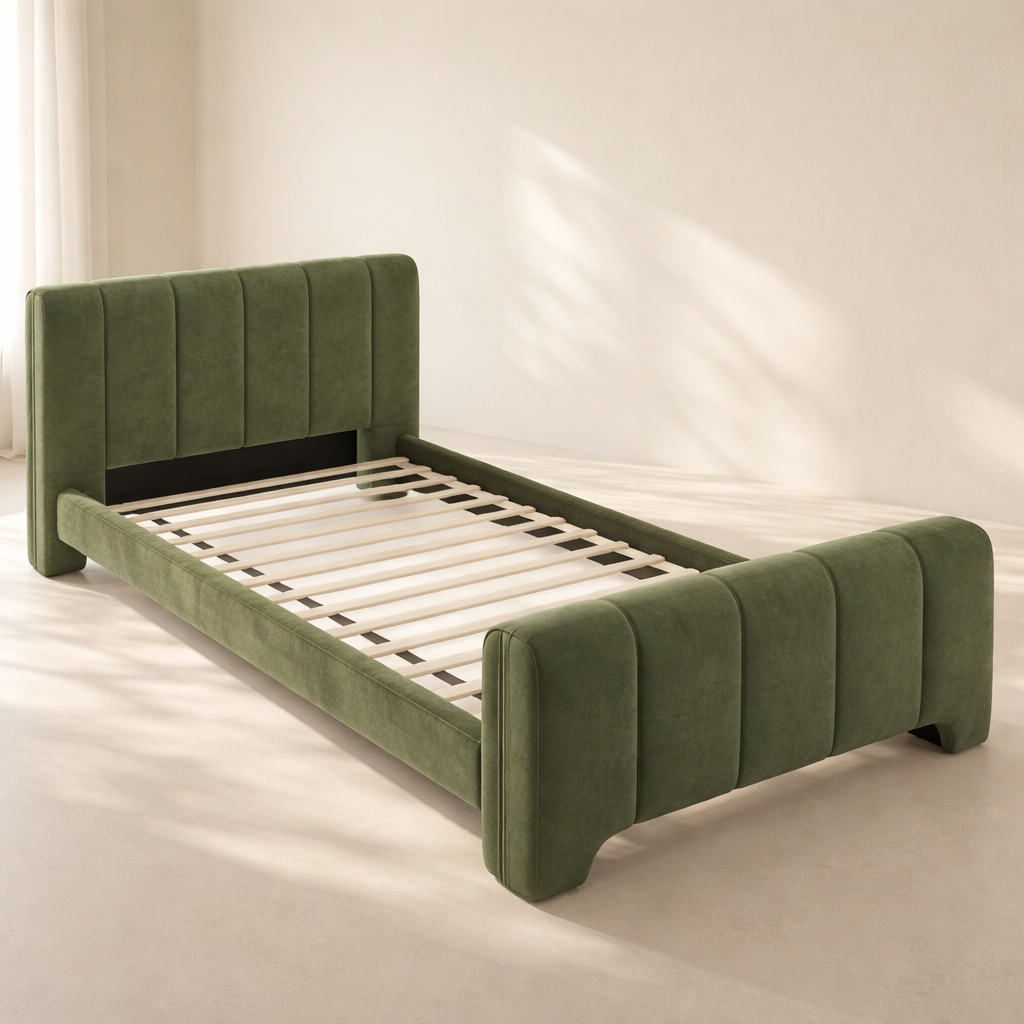 Camila Chenille Fabric Bed