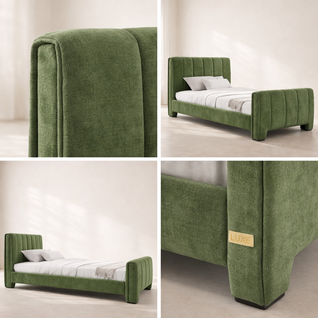 Camila Chenille Fabric Bed