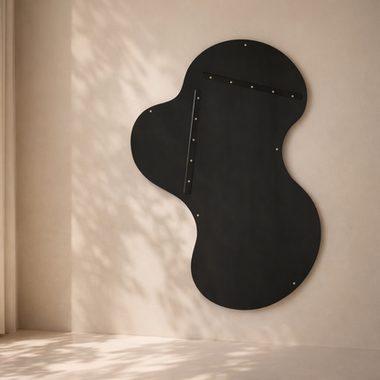 Oblique Iron Frame Mirror