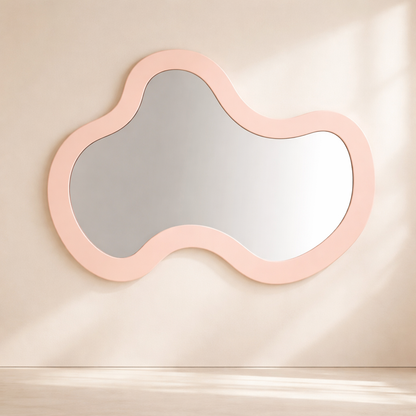 Oblique Iron Frame Mirror