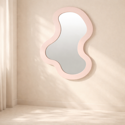 Oblique Iron Frame Mirror