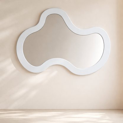 Oblique Iron Frame Mirror