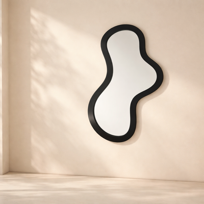 Oblique Iron Frame Mirror