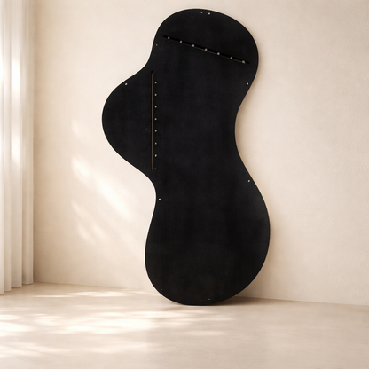 Oblique Iron Frame Mirror