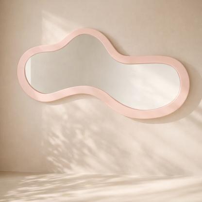 Oblique Iron Frame Mirror