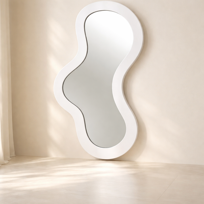 Oblique Iron Frame Mirror