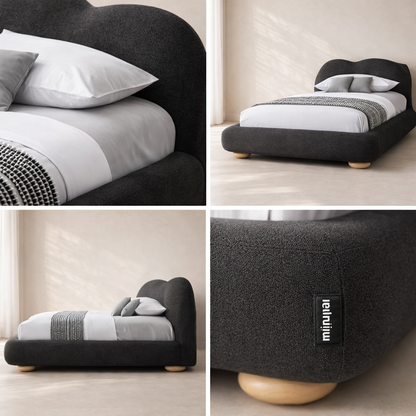 Hyde Boucle Fabric Bed