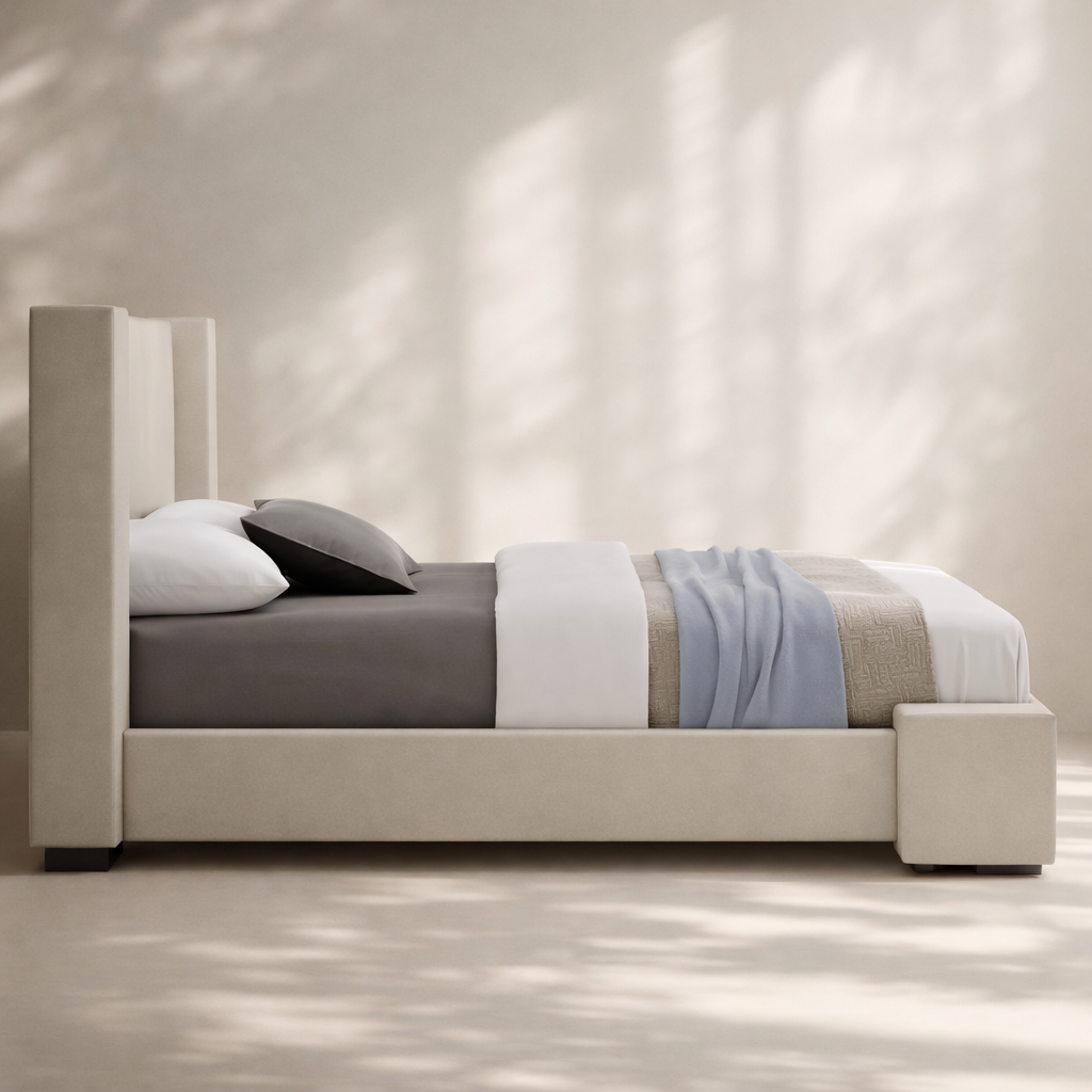 Oxford Linen Fabric Bed