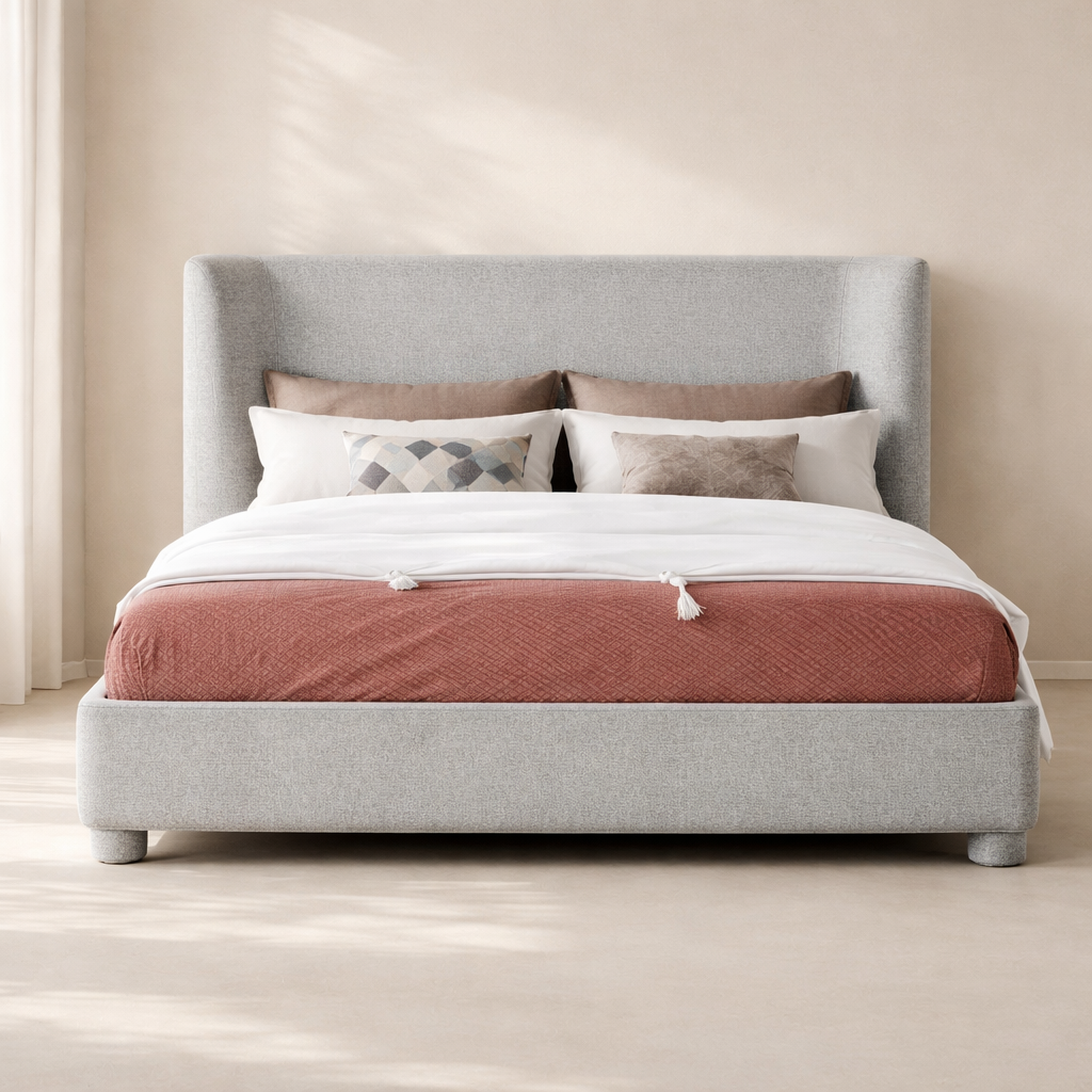 Penny Boucle Fabric Bed