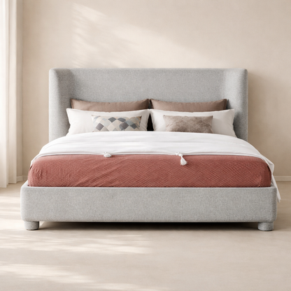 Penny Boucle Fabric Bed