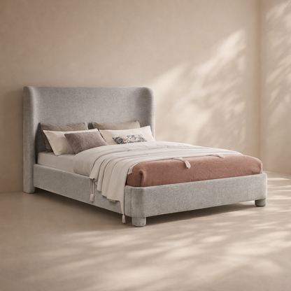 Penny Boucle Fabric Bed