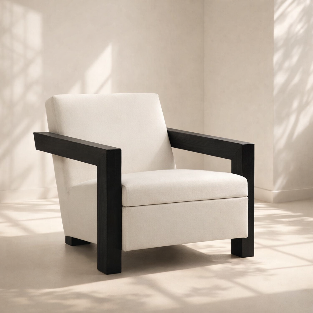 Ward Linen Fabric Accent Chair