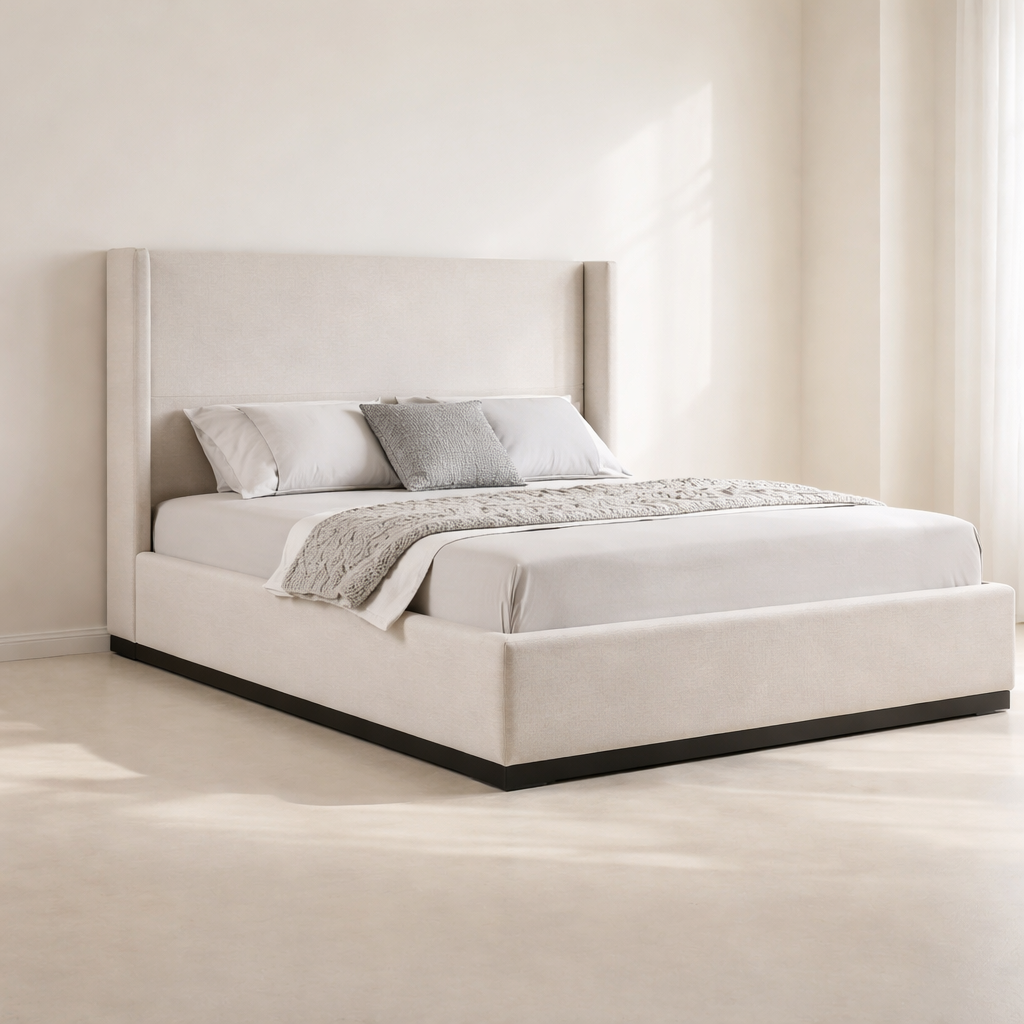 Flynn Linen Fabric Bed