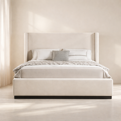 Flynn Linen Fabric Bed