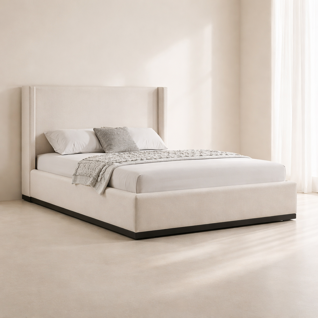 Flynn Linen Fabric Bed