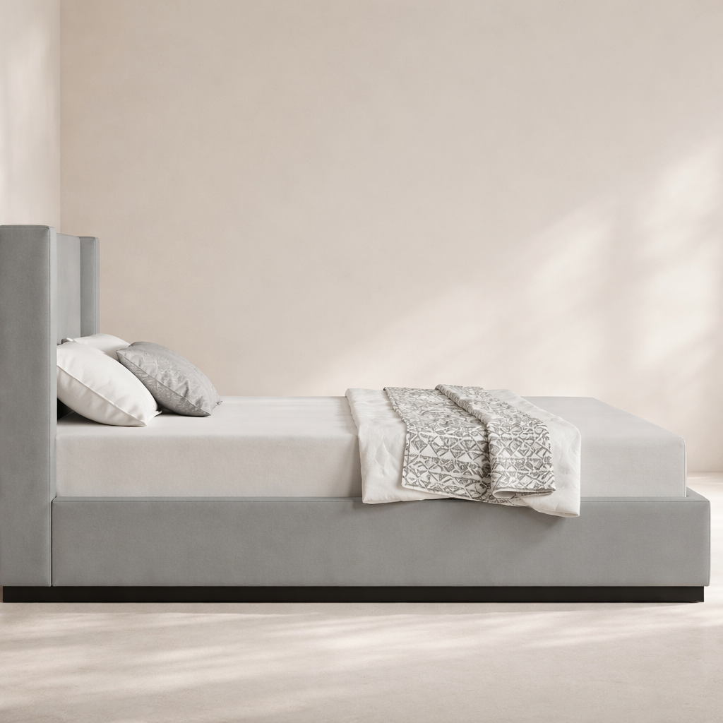 Flynn Linen Fabric Bed