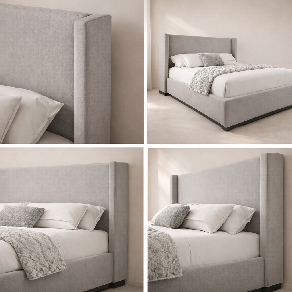 Flynn Linen Fabric Bed