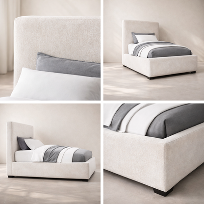 Oliver Boucle Fabric Bed