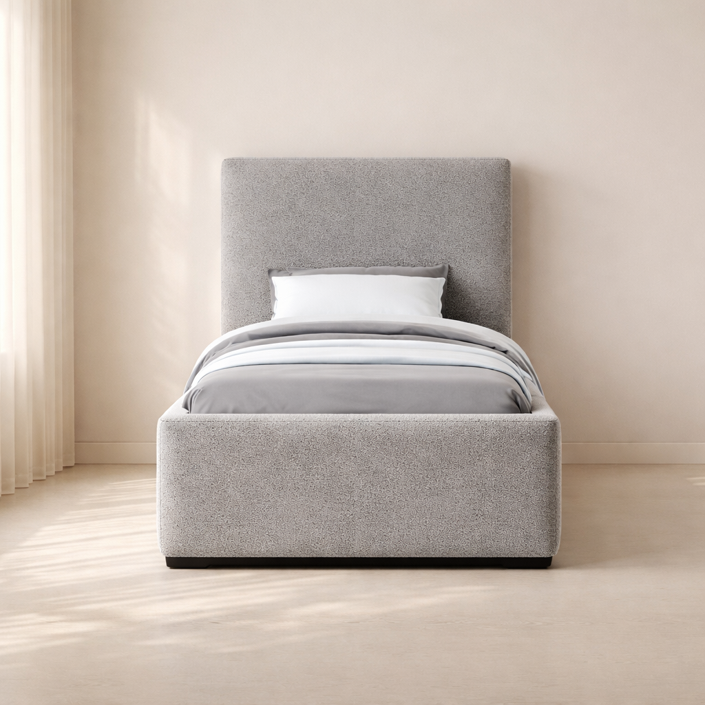 Oliver Boucle Fabric Bed
