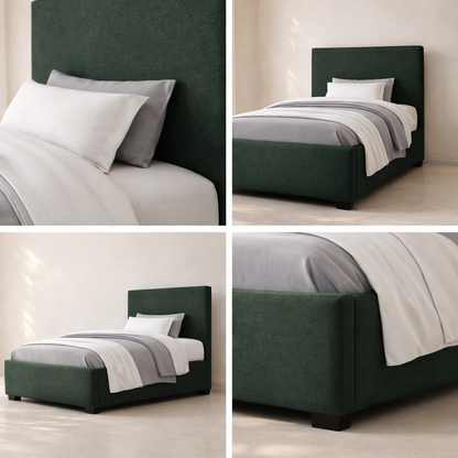 Oliver Boucle Fabric Bed