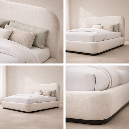 Vaughn Boucle Fabric Bed