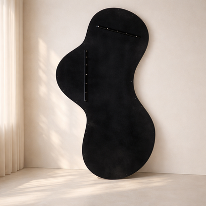 Oblique Iron Frame Mirror