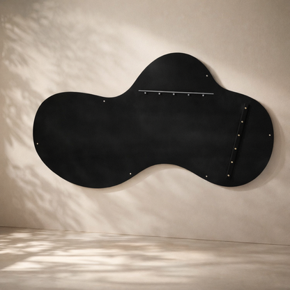 Oblique Iron Frame Mirror