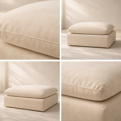 Comfy Velvet Ottoman