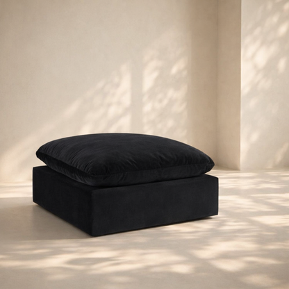 Comfy Velvet Ottoman