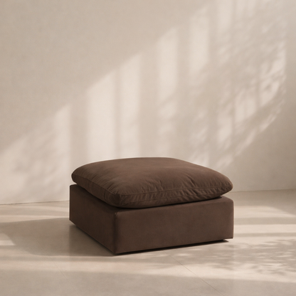 Comfy Velvet Ottoman