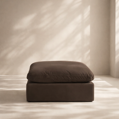 Comfy Velvet Ottoman