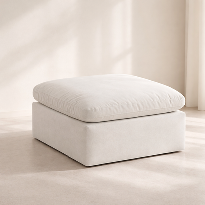 Comfy Velvet Ottoman