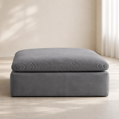 Comfy Velvet Ottoman