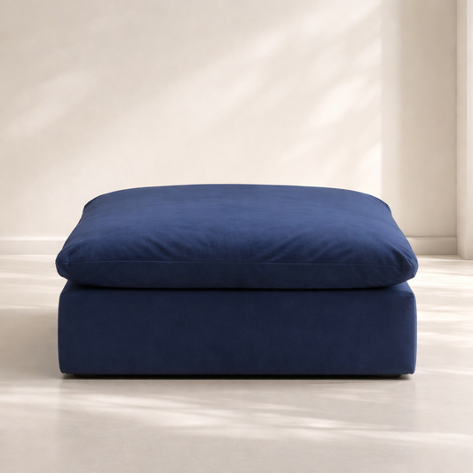 Comfy Velvet Ottoman