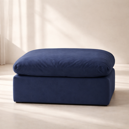 Comfy Velvet Ottoman