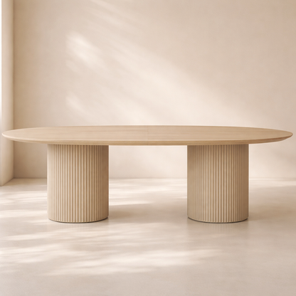 Belinda Extendable Dining Table 90"