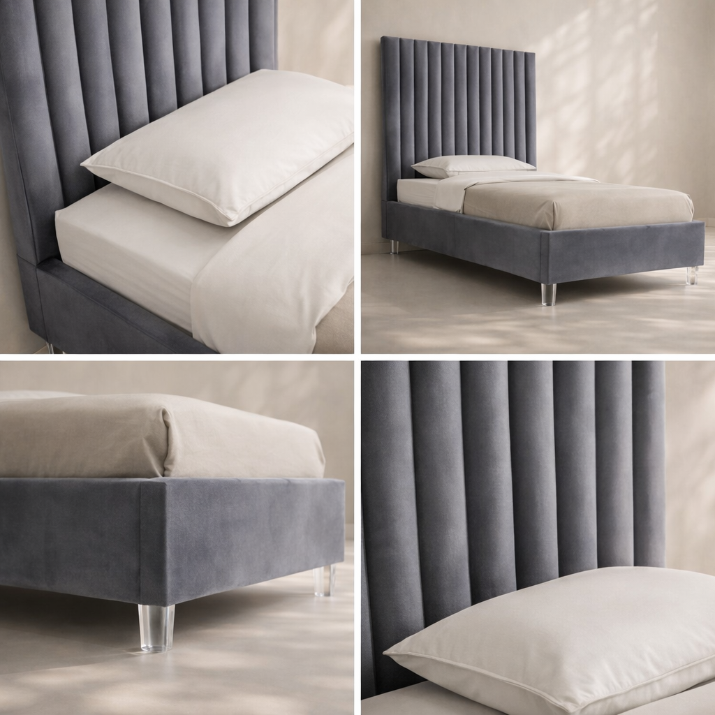 Candace Velvet Bed
