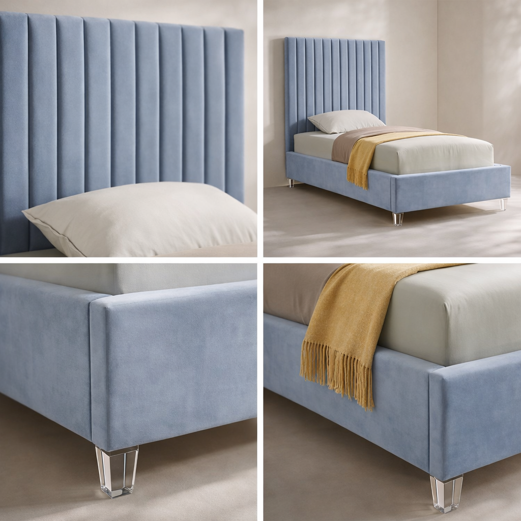 Candace Velvet Bed