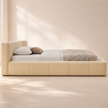 Carlin Chenille Fabric Bed