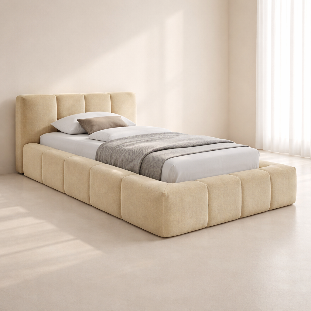 Carlin Chenille Fabric Bed