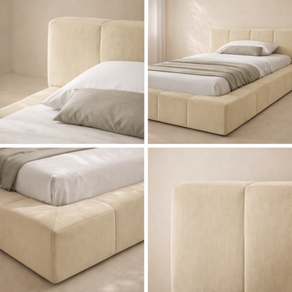 Carlin Chenille Fabric Bed