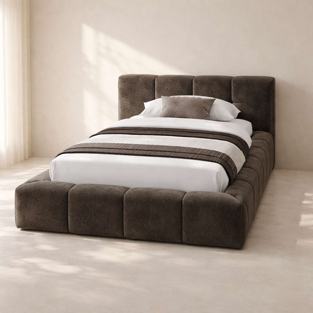 Carlin Chenille Fabric Bed