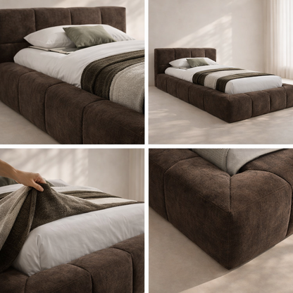 Carlin Chenille Fabric Bed