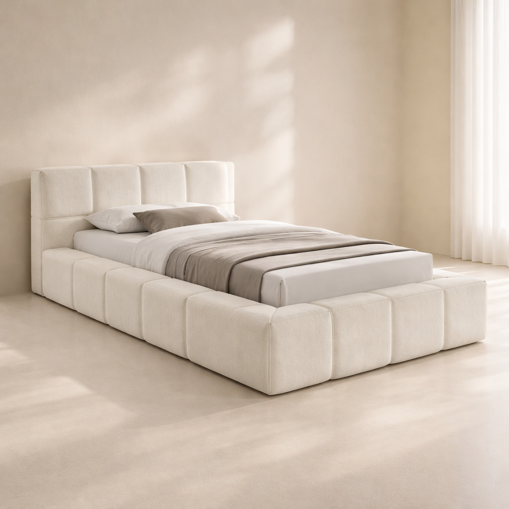 Carlin Chenille Fabric Bed