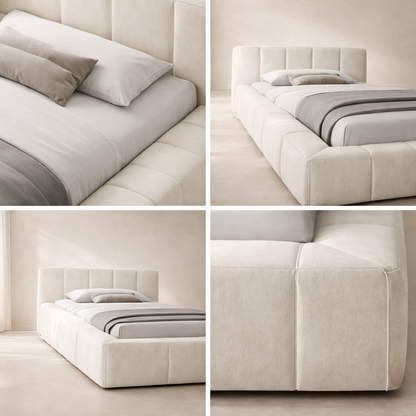 Carlin Chenille Fabric Bed