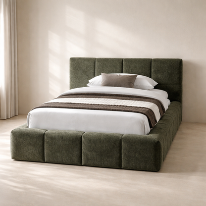 Carlin Chenille Fabric Bed