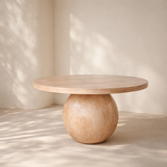 Halton 52" Acacia Wood Dining Table