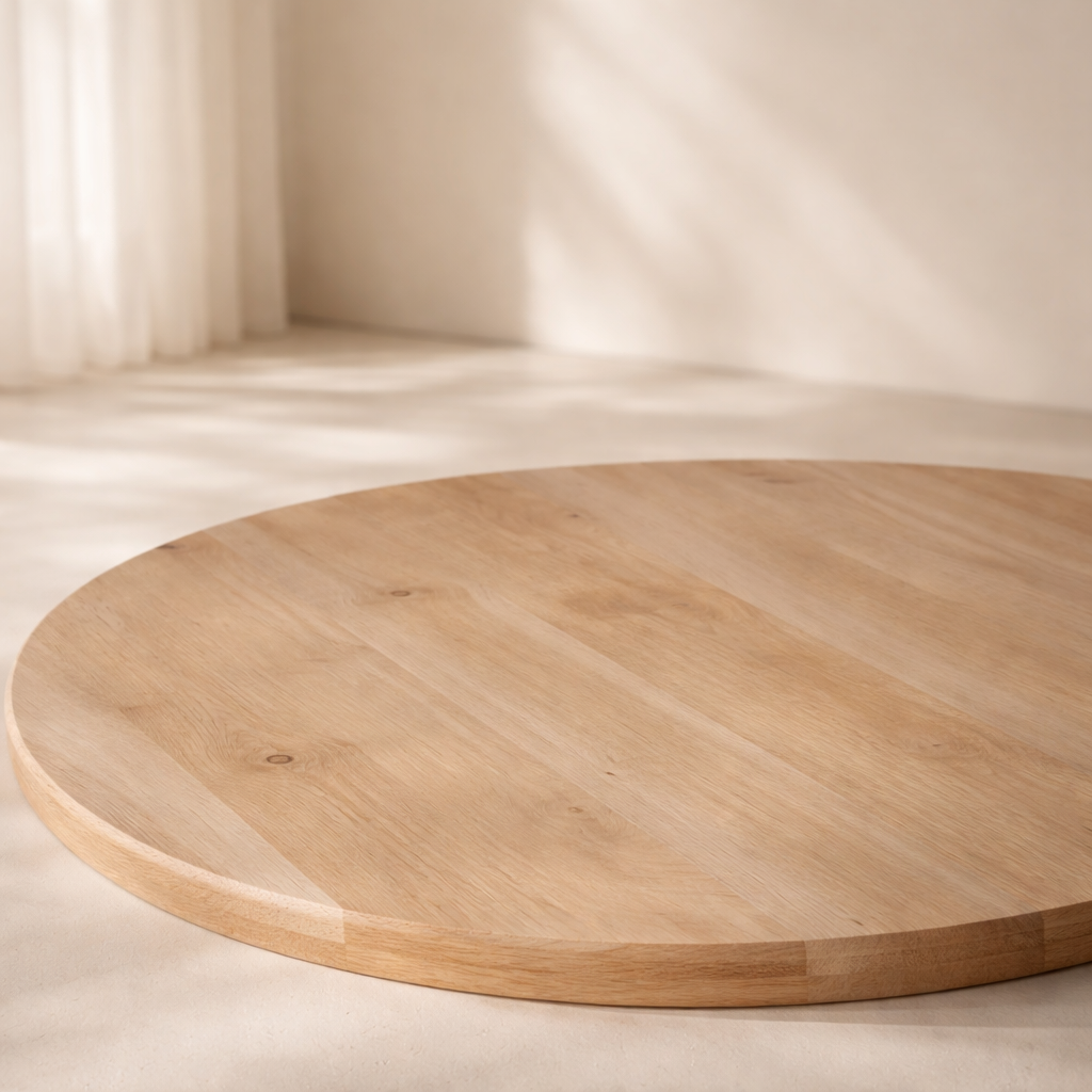 Halton 52" Acacia Wood Dining Table