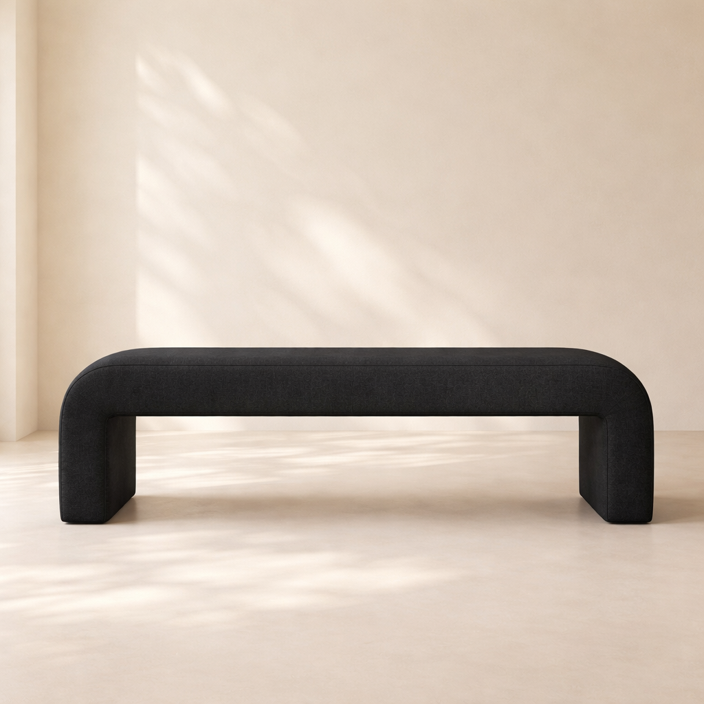 Niagara Boucle Fabric Bench